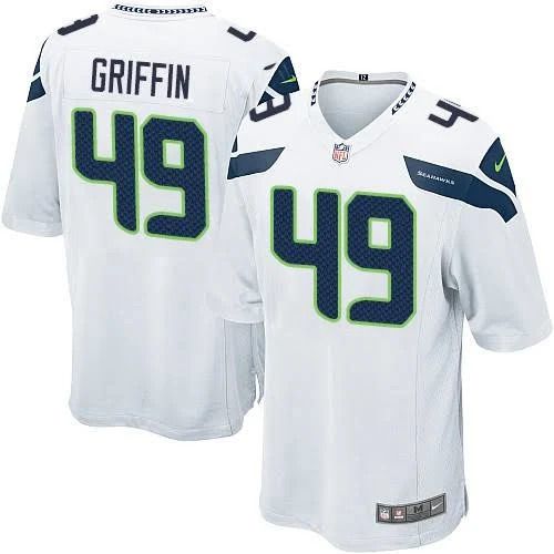 Men Seattle Seahawks #49 Shaquem Griffin Nike White Game NFL Jersey->seattle seahawks->NFL Jersey